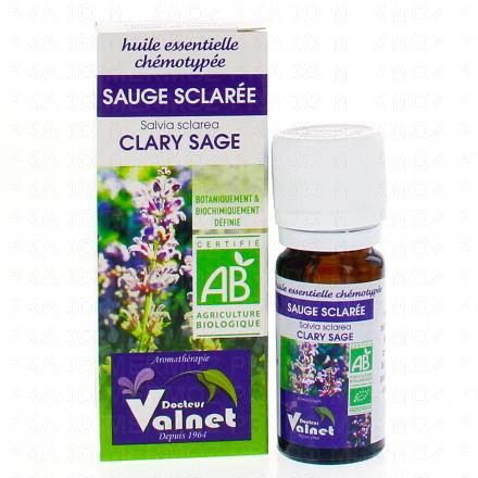 DOCTEUR VALNET Huile essentielle de sauge sclarée bio flacon 10ml