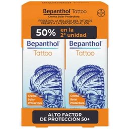 Tattoo Crema Solar Protectora SPF50+ 2 x 50ml
