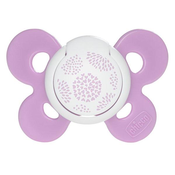 Sucette Physio Forma Comfort Silicone +6m Rose Pois + Boîte de Stérilisation