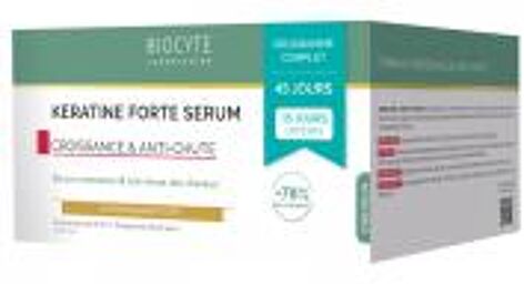 Anti-Chute Keratine Forte Serum 15 Ampoules - Boîte 15 ampoules de 9 ml