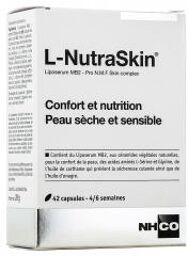 L-Nutraskin Peau Sèche et Sensible 42 Capsules - Boîte 42 capsules