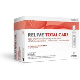 Revivez les gouttes oculaires Total Care 20 en une seule dose