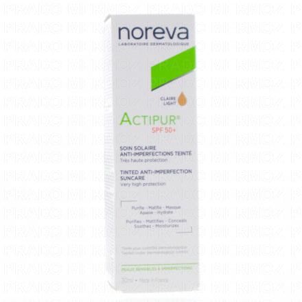 Actipur SPF50+ Soin solaire anti imperfections teinté Tube 30ml