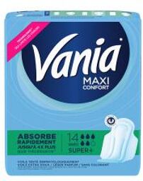 Serviettes Hygiéniques Maxi Confort Super Plus 14 Serviettes - Sachet 14 serviettes hygiéniques
