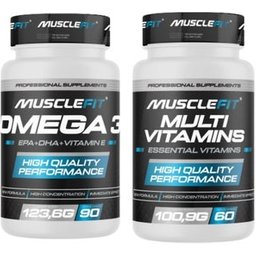 Pack Vitaminas Esenciales Multivitaminas 60caps + Omega 3 90caps