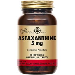 Astaxanthine 5 mg - Solaire - Beauté - 30 capsules
