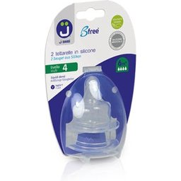 BFree Classic Tétine Silicone Flux 4 1 Paire