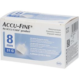 Accu-Fine 0,25 mm (31G) x 8 mm
