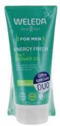 Homme Gel Douche Energy Fresh Dynamisant 3en1 2 x 200 ml - Lot 2 x 200 ml