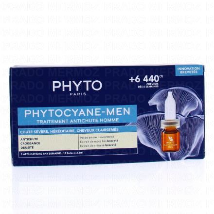 Phytocyane -Traitement Anti-Chute Homme 12x5ml