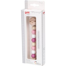 Goki Accroche-tétine étoile Rose