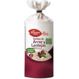 Granero Alimentacion Tortitas Riz Lentilles de Riz Bio 115g