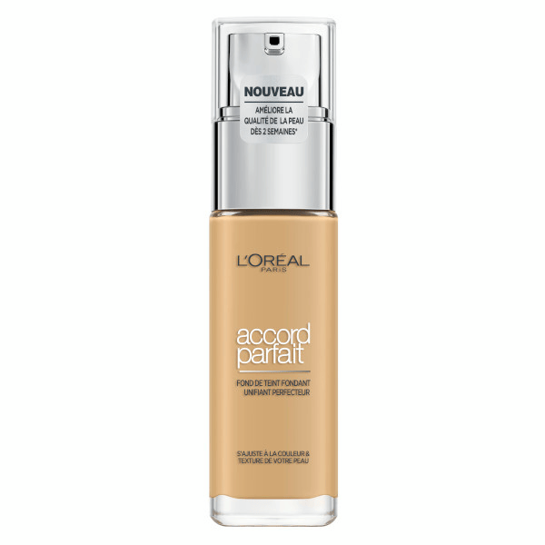 Accord Parfait Fond de Teint Fluide N°4.D Naturel Doré 30ml