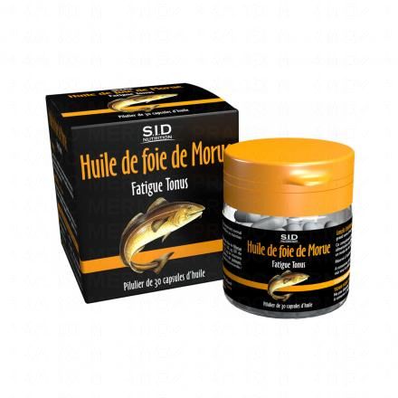 SID NUTRITION Phytoclassics Huile de foie de morue boîte de 30 gélules