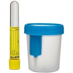 Récipient de collecte d'urine Système d'aspiration avec tube 100ml