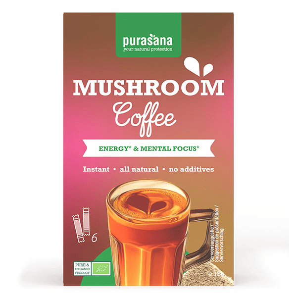 Café Instantané aux Champignons BIO 6 x 3 g