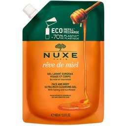 Rêve De Miel Gel Lavant Surgras Visage et Corps Éco-Recharge 400ml