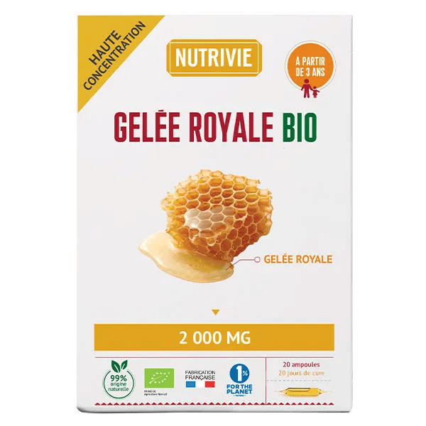 Gelée Royale Bio 2000mg 20 ampoules