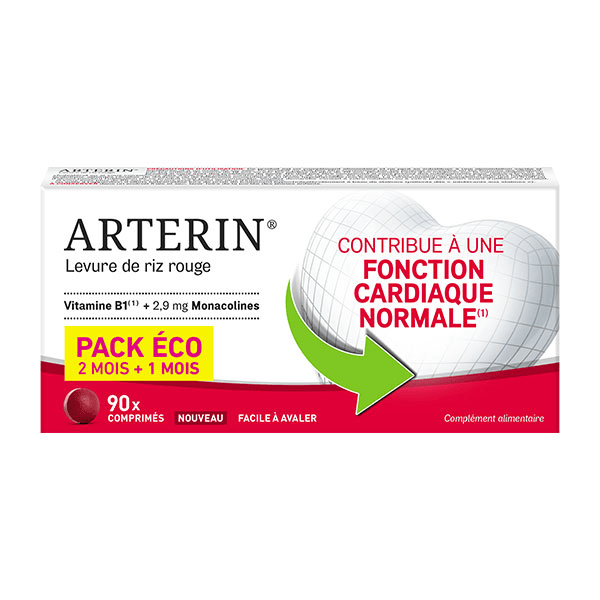 Levure de Riz Rouge 2,9 mg 2 mois + 1 offert 90 Comprimés