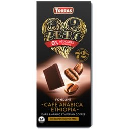 Chocolate Negro Cafe Zero 100g *