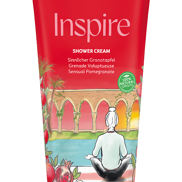 Inspire Crème de Douche Grenade Voluptueuse - Weleda