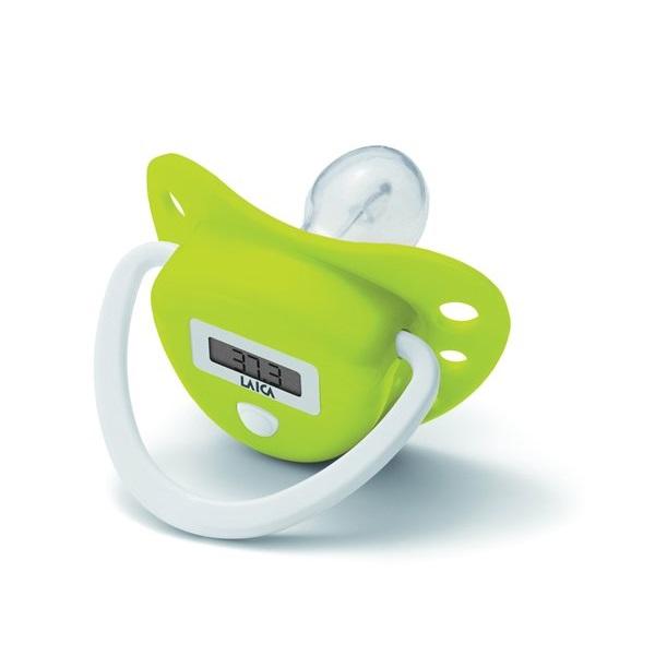 Thermomètre Sucette Silicone Blanc
