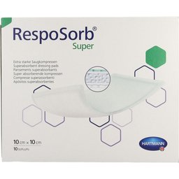 RespoSorb® Super Pansement superabsorbant 10 x 10 cm