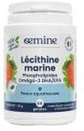 Lécithine Marine en Gélules - Complément Alimentaire 60 Gélules - Pot 60 gélules