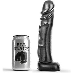 Gode tout noir 22cm 1pc