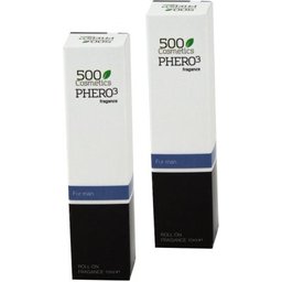 500Cosmetics Phero 3 Homme Parfum à la phéromone 2X10ml