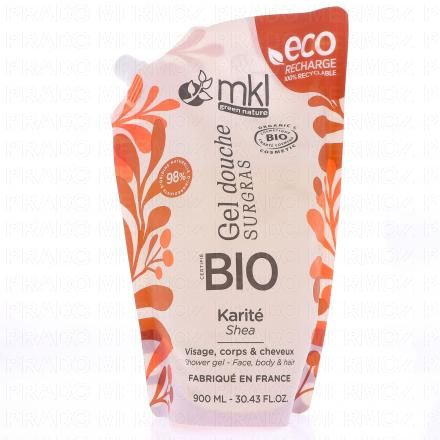 Gel douche Surgras Karité Bio eco-recharge 900ml