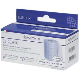 Eurofix® Pansement adhésif de fixation 10 cm x 2 m