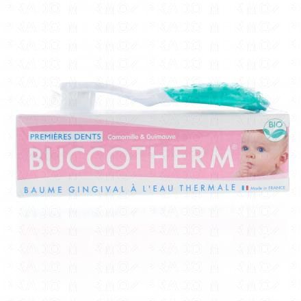 Premières dents Baume gingival à l'eau thermale 50ml + Brosse à dent