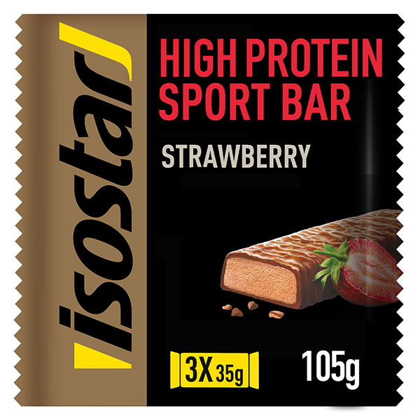 High Protein 25 Sport Barre Protéinée Fraise 3 unités