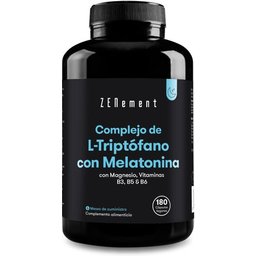 L-Triptófano con Melatonina 180vcaps