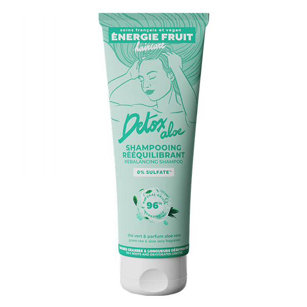 Energie Fruit Cheveux Shampoing Clean Détox Thé Vert & Aloe Vera 250ml
