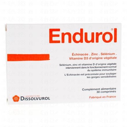 Endurol système immunitaire boîte de 30 comprimés