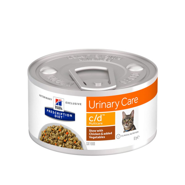 Prescription Diet Feline C/D Urinary Care Aliment Humide 82g