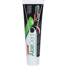 AloeDent® Activated Charcoal Aloe Vera Triple Action Charcoal Dentifrice