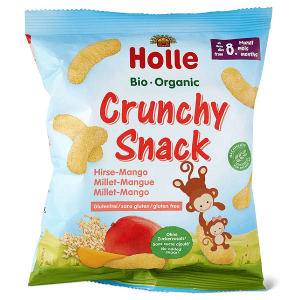 Crunchy Snack Millet Mangue Sans Gluten +8m Bio 25g