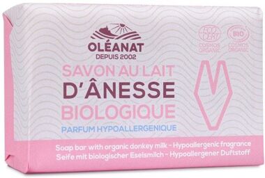 Oléanat Savon Solide au Lait d'Ânesse Bio - Visage & Corps - 100g