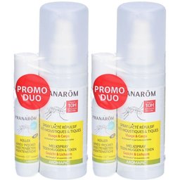 Spray répulsif anti-moustiques et tiques + roller après-piqûres