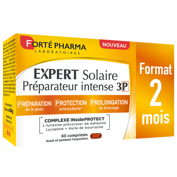 Expert Solaire Préparateur Intense 3P Sélénium Cuivre - 60 comprimés