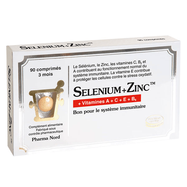 Sélénium + Zinc 90 comprimés