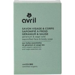 Jabón Facial Corporal Geranio Salvia 100g
