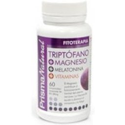 Prismas Natural Tryptophan+Mg+Mélatonine+Vitamines 60capsules