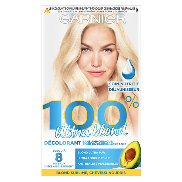 100% Ultra Blond Décolorant Soin Nutritif Déjaunisseur