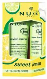 Sweet Lemon Bio Duo Gourmand Crème Mains et Ongles 30 ml et Stick Lèvres 4 g - Coffret 2 produits