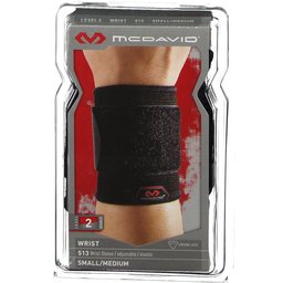McDavid® Bracelet élastique de soutien de poignet Taille S/M Noir