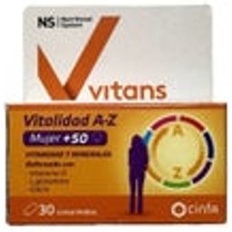 Nutritional System Vitans Vitalité A-Z Femme 50+ 30comp